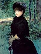 Edouard Manet La Promenade Madame Gamby Spain oil painting artist
